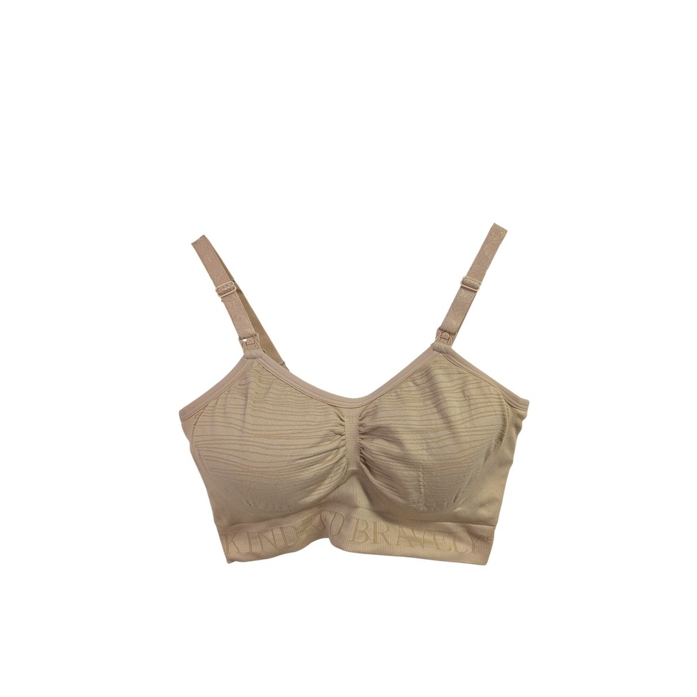 Kindred Bravely Sublime Hands-Free Pumping & Nursing Bra Maternity Beige M - Picture 3 of 8